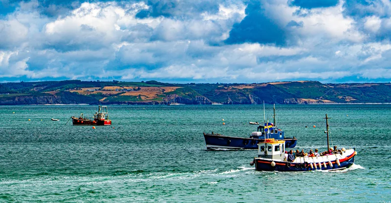 Boats heading out
